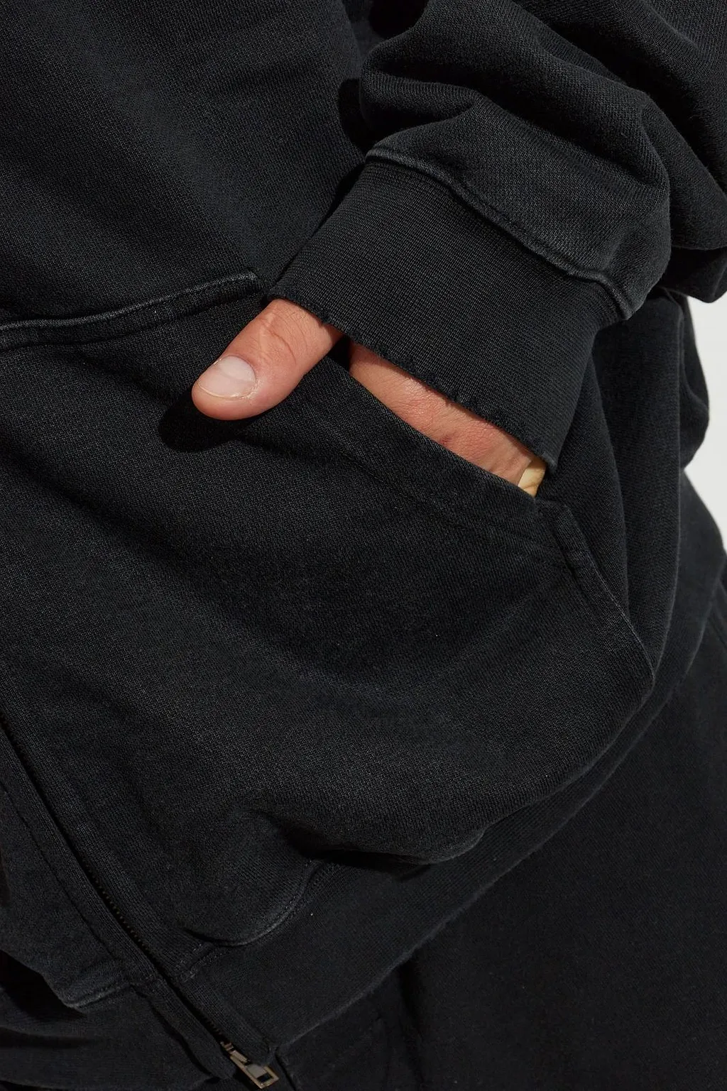 Vetements Oversized Zip-Up Hoodie
