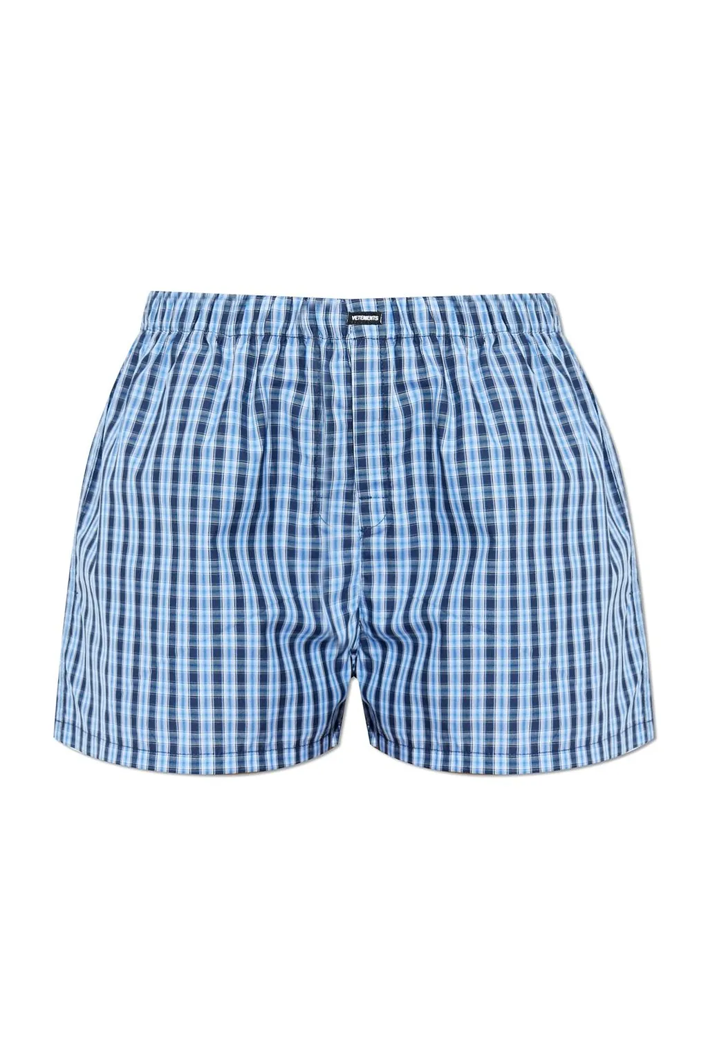Vetements Plaid Pattern Shorts