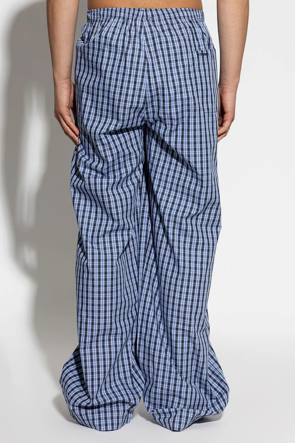 Vetements Plaid Trousers