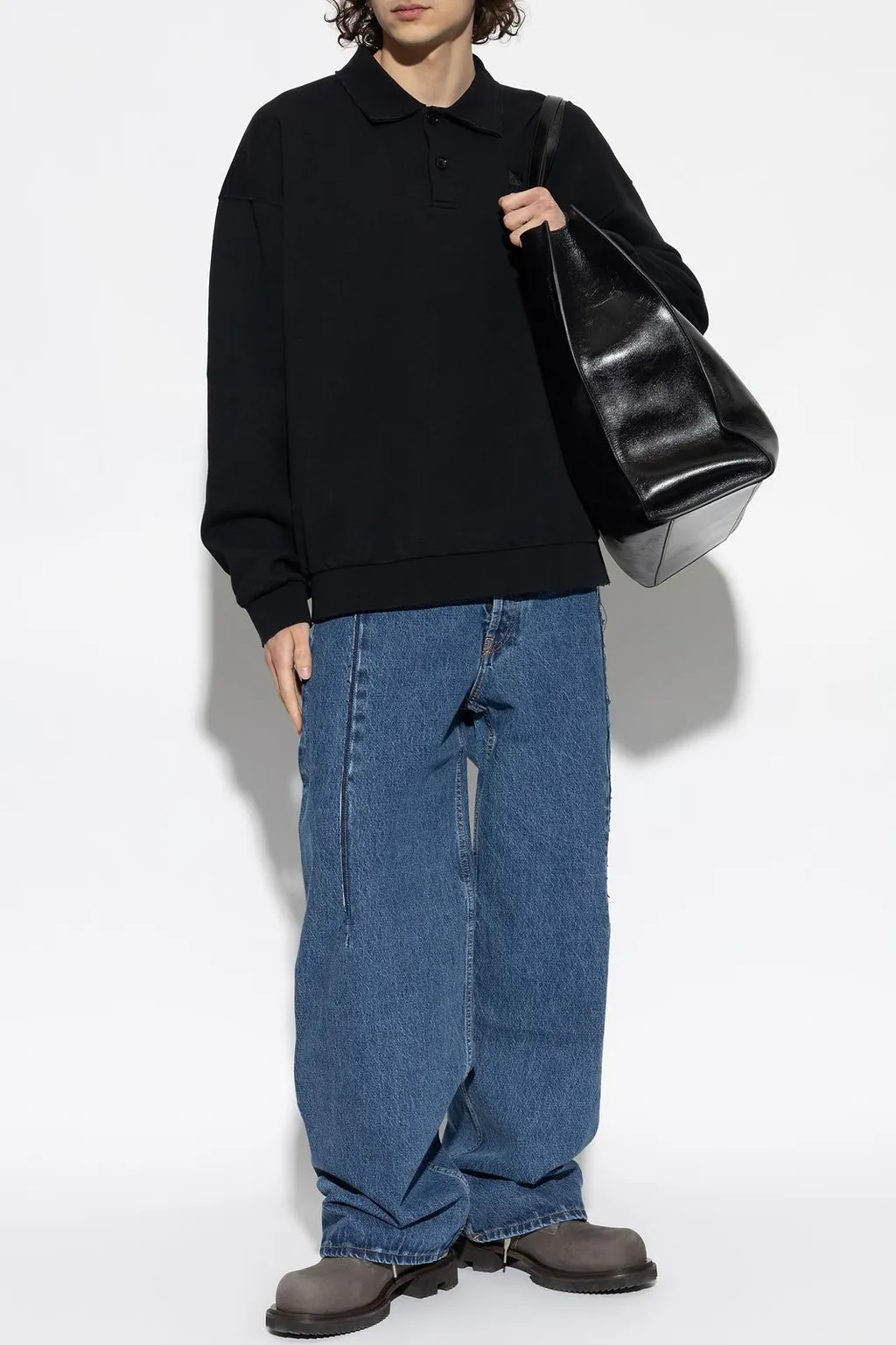 Vetements Polo-Collar Sweatshirt