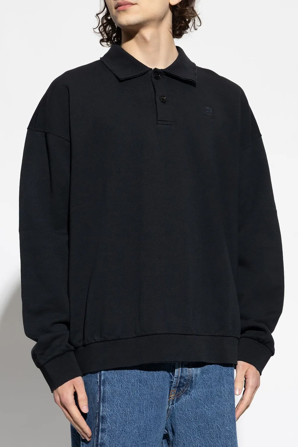 Vetements Polo-Collar Sweatshirt