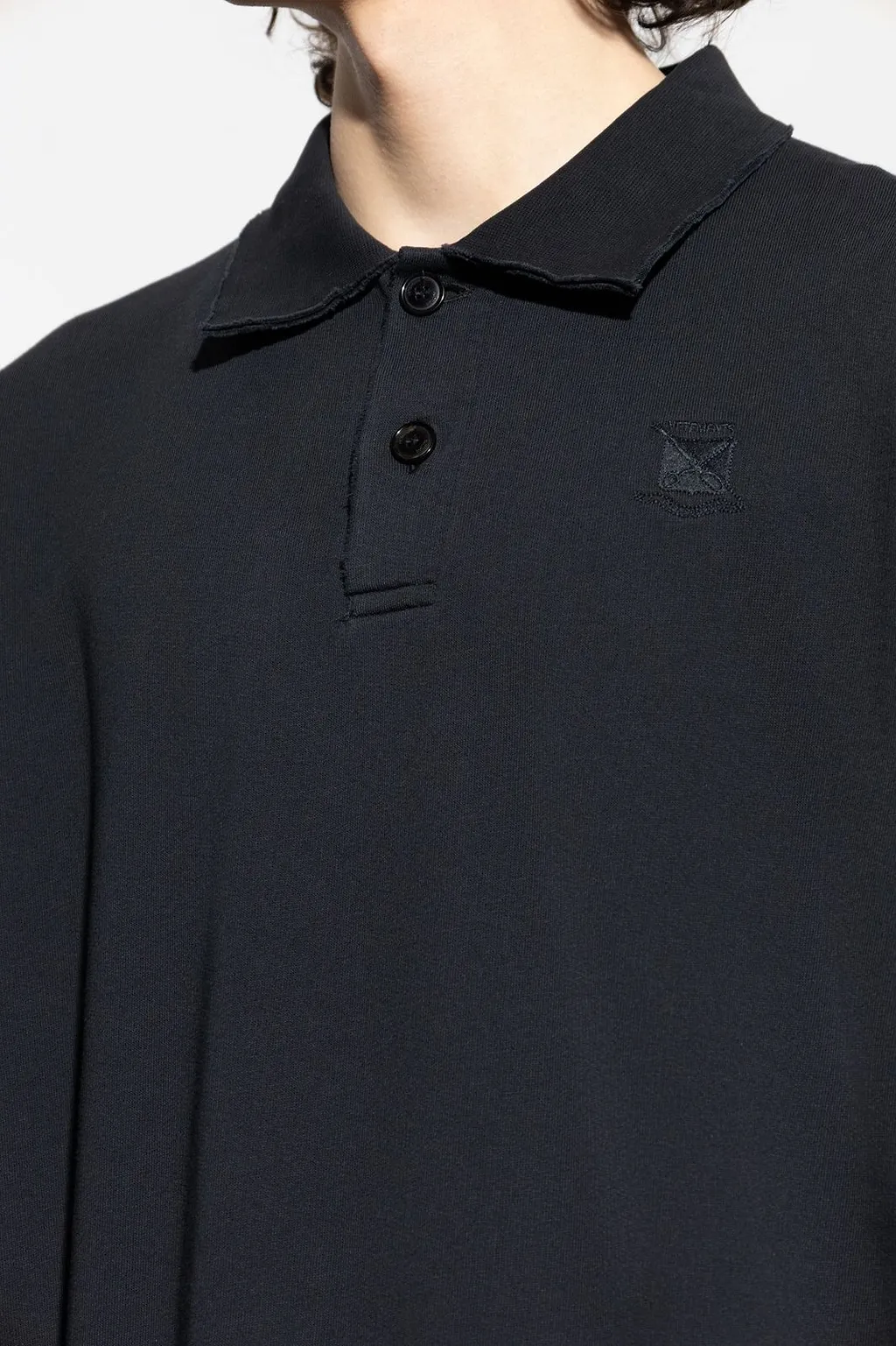 Vetements Polo-Collar Sweatshirt