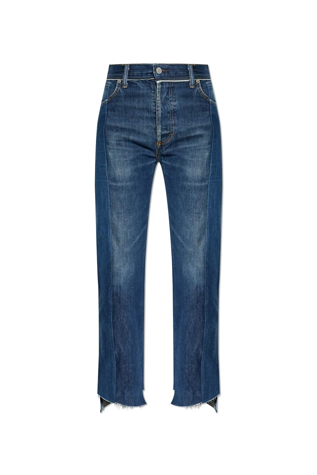 Vetements Raw Hem Straight-Leg Jeans