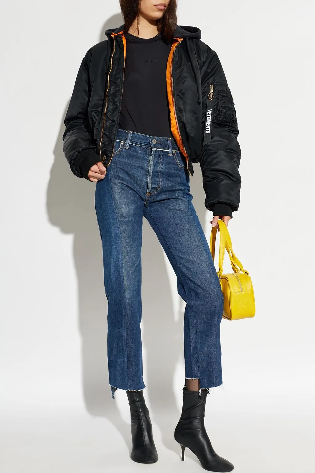 Vetements Raw Hem Straight-Leg Jeans
