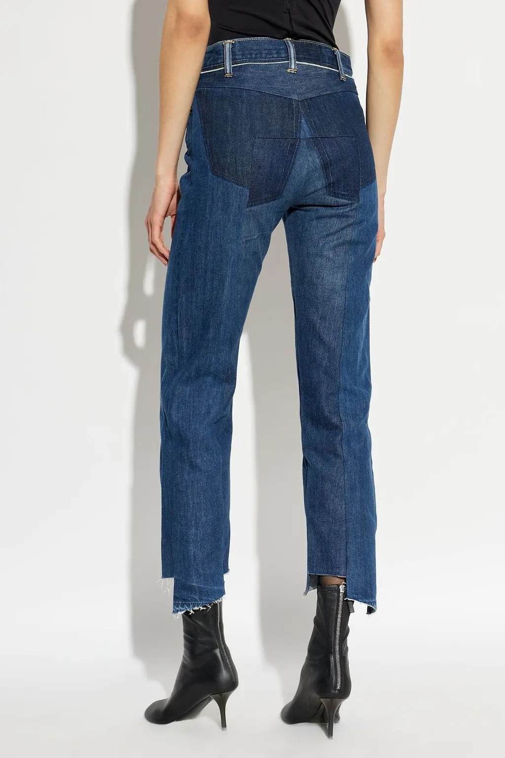 Vetements Raw Hem Straight-Leg Jeans