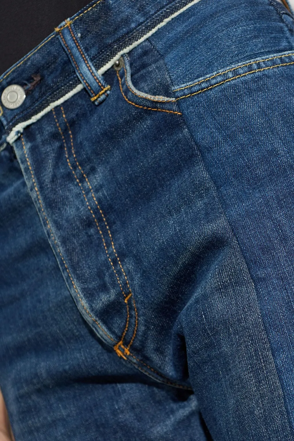 Vetements Raw Hem Straight-Leg Jeans