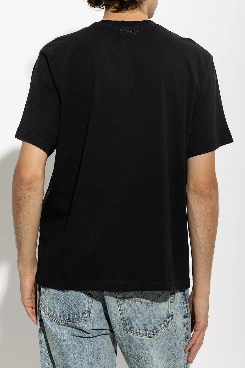 Vetements Slogan Printed Crewneck T-Shirt