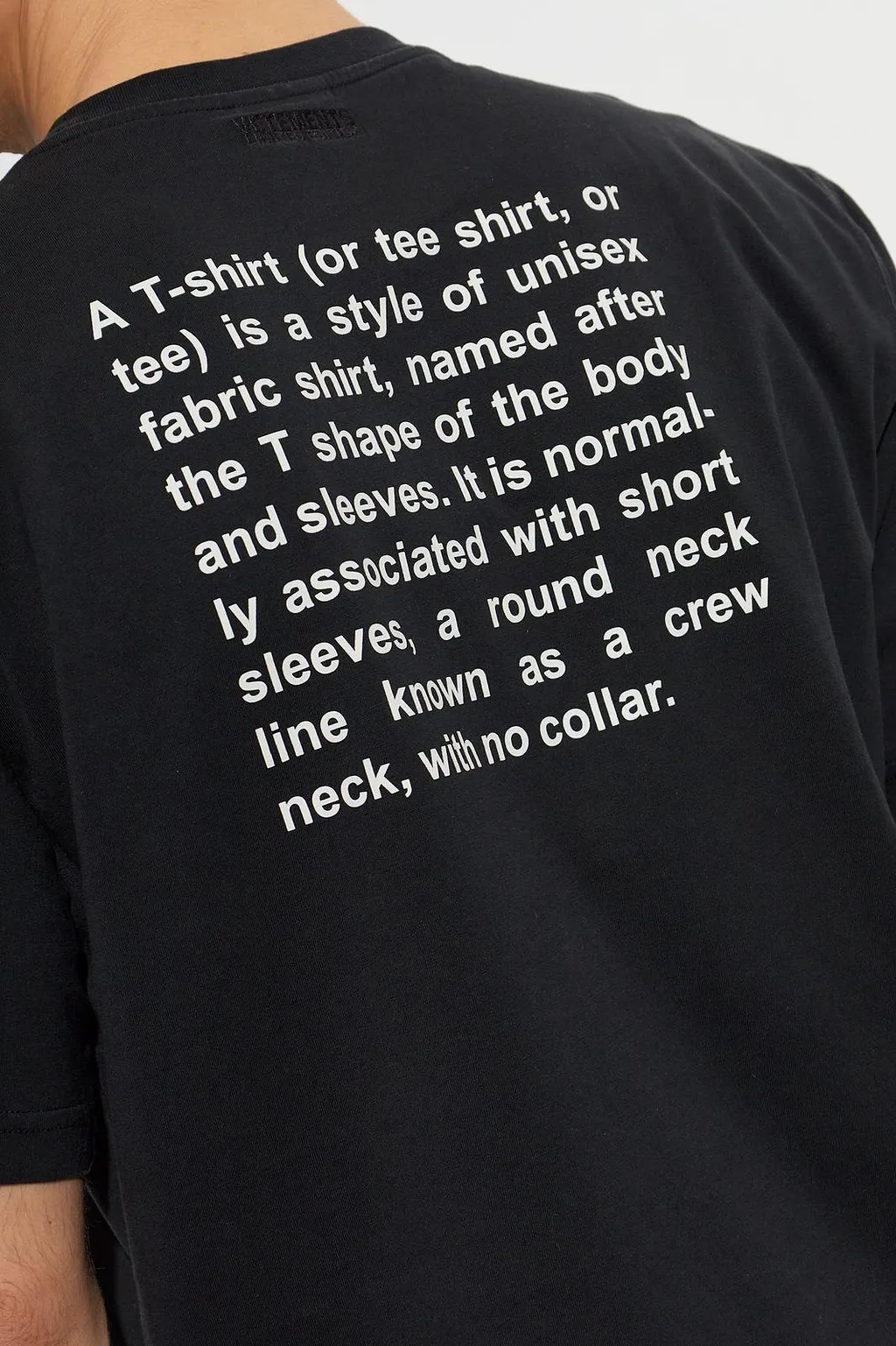 Vetements Slogan Printed Crewneck T-Shirt