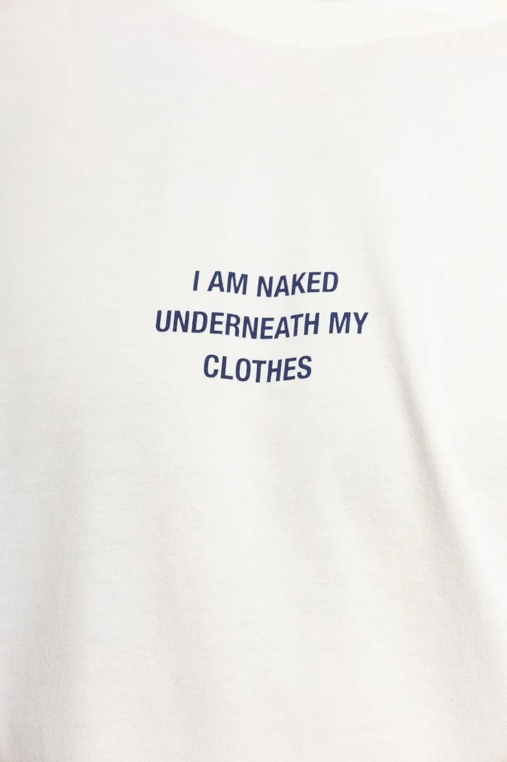 Vetements Slogan Printed Crewneck T-Shirt