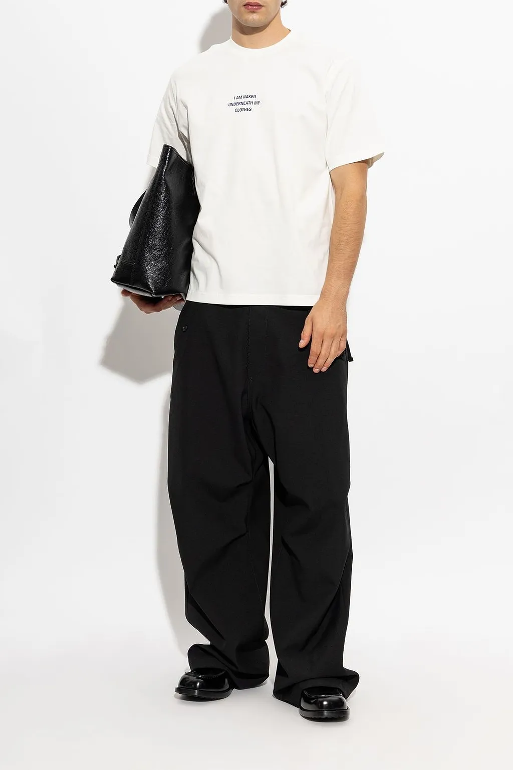 Vetements Slogan Printed Crewneck T-Shirt