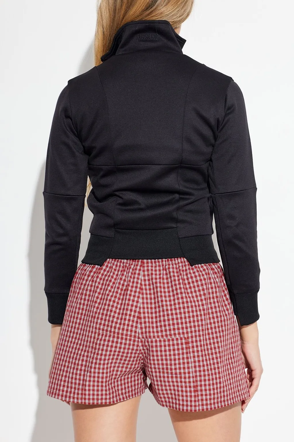 Vetements Stand Up Collar Zipped Sweatshirt