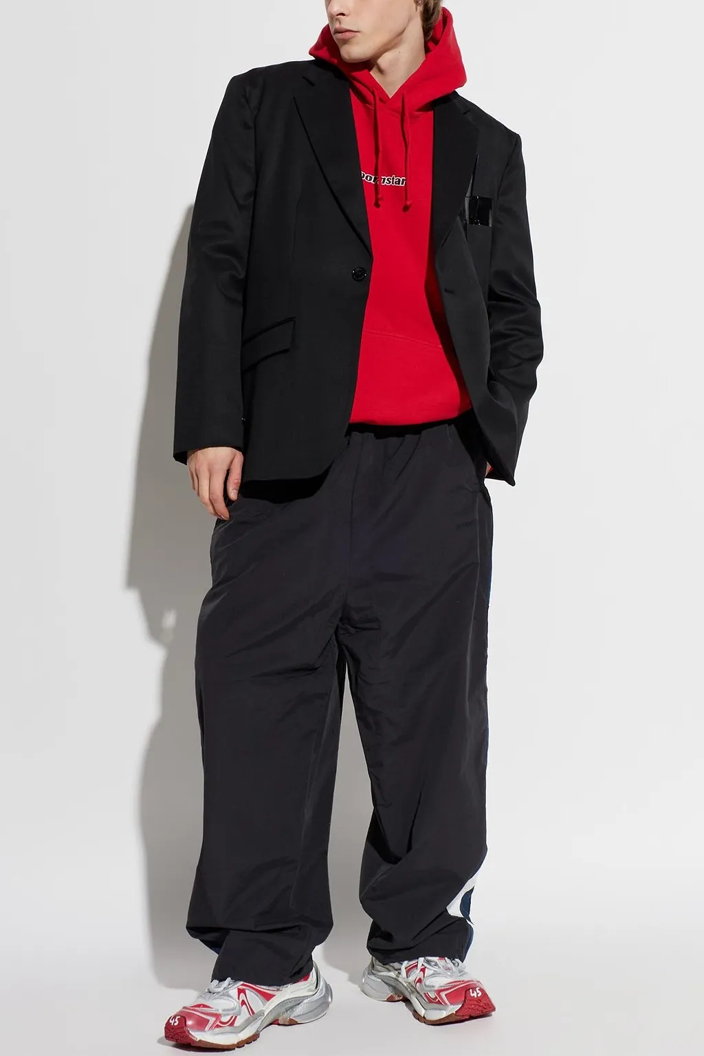 Vetements Striped Wide-Leg Track Pants