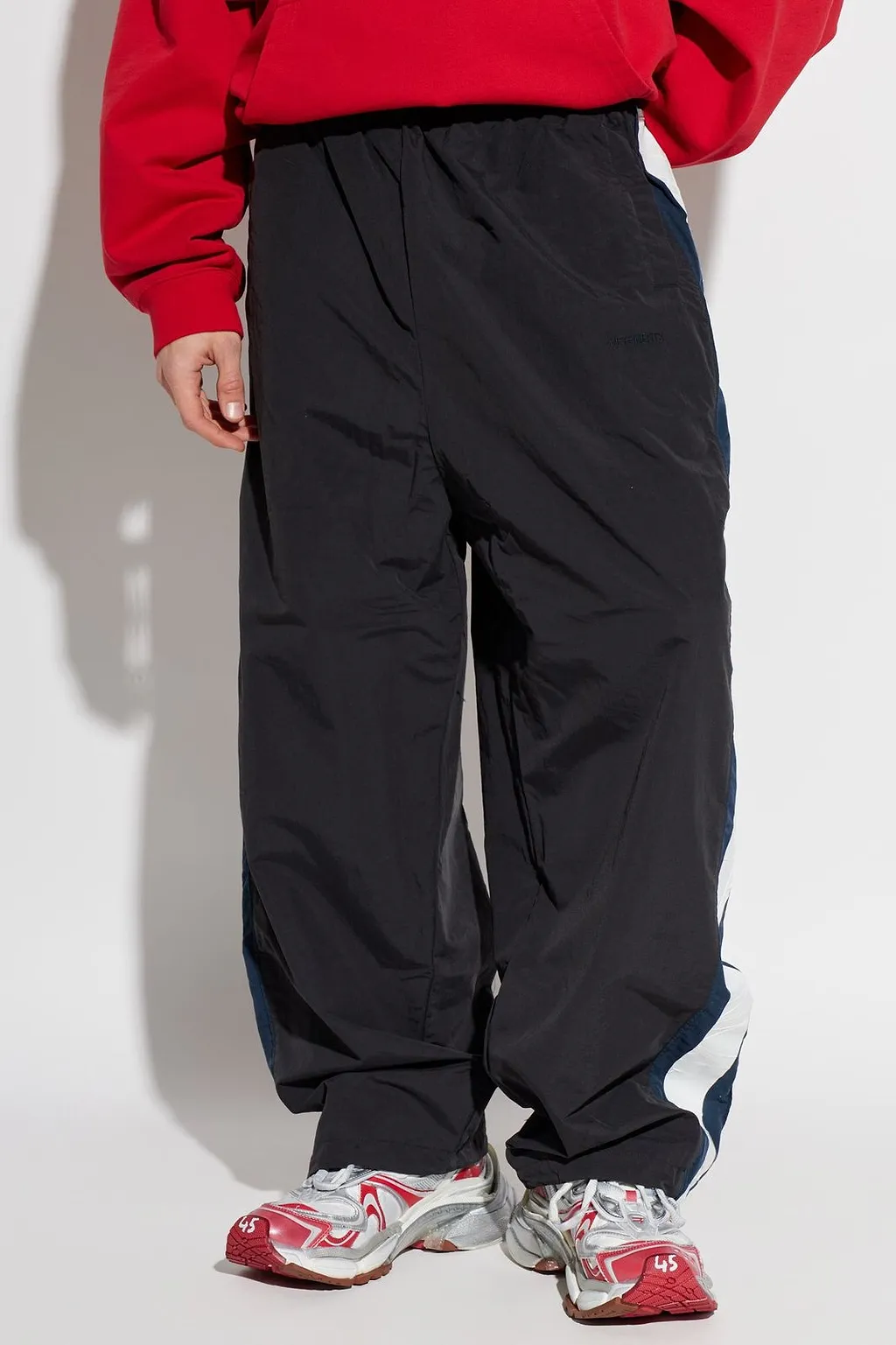 Vetements Striped Wide-Leg Track Pants