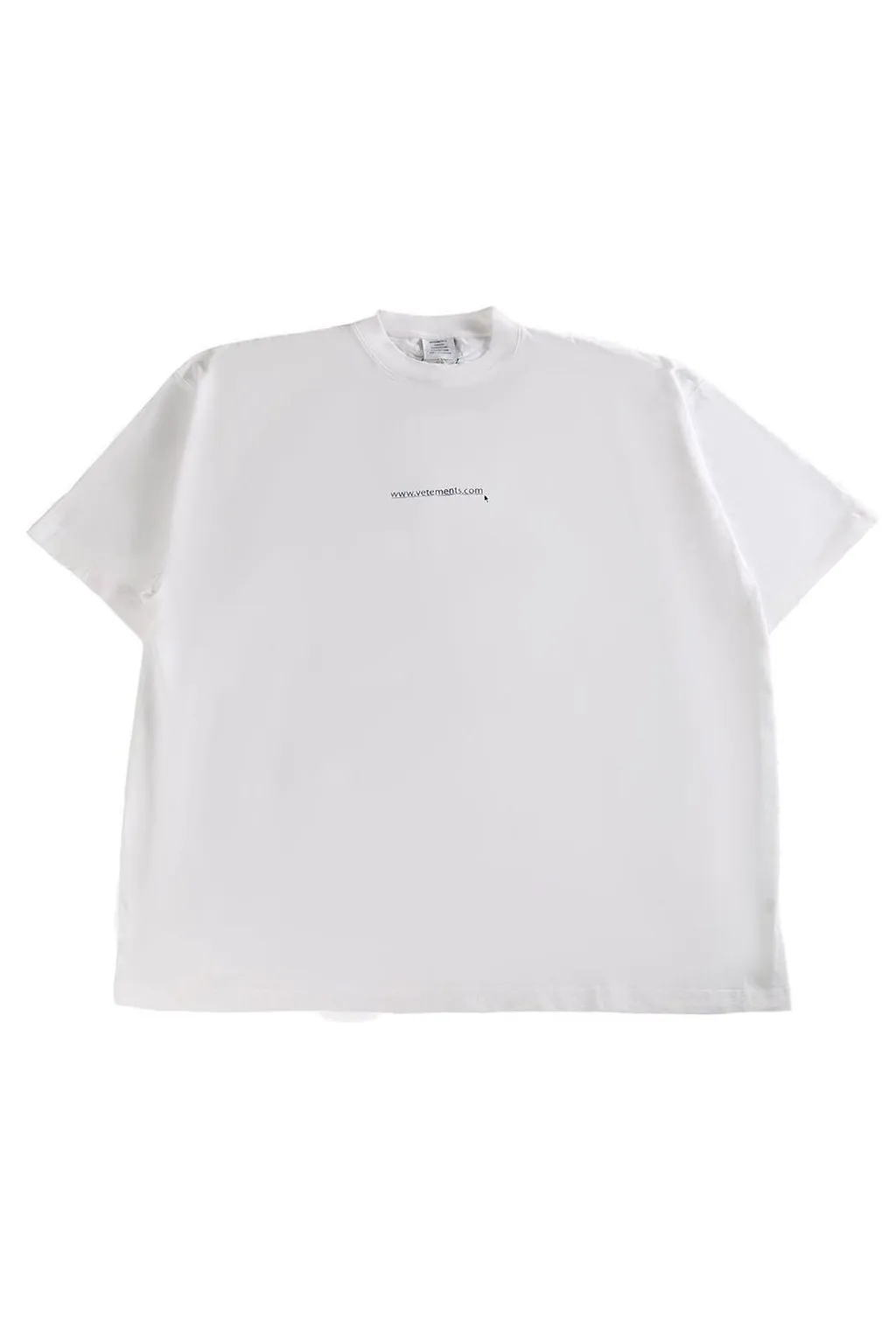 Vetements Website Oversized T-Shirt