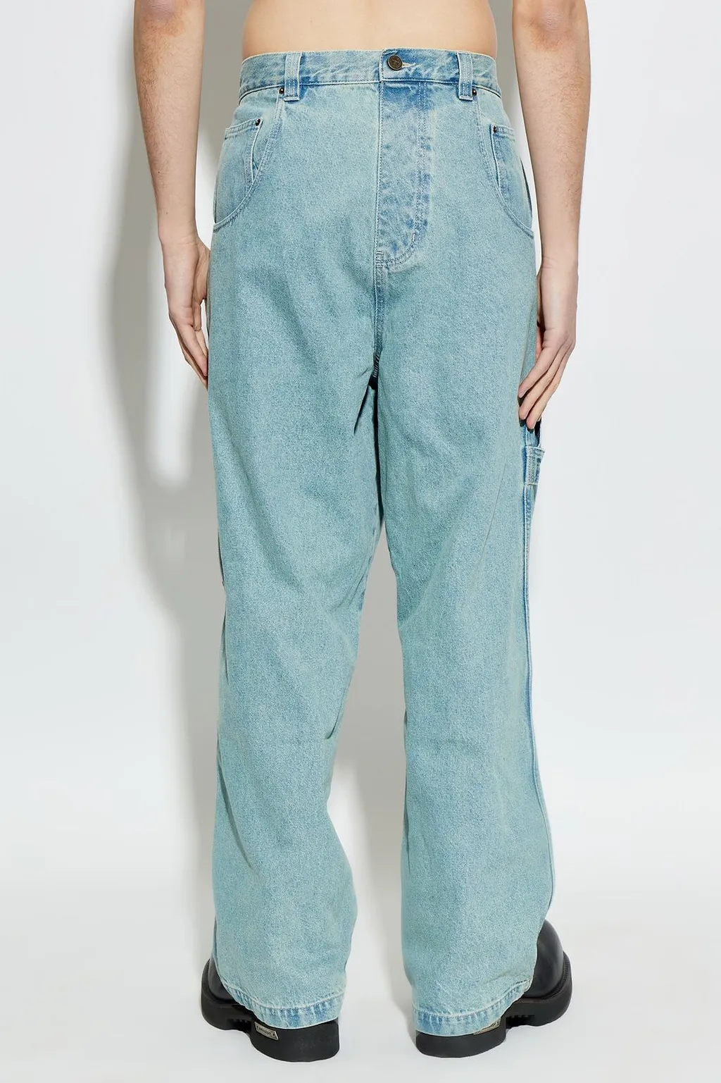 Vetements Wide-Leg Utility Jeans