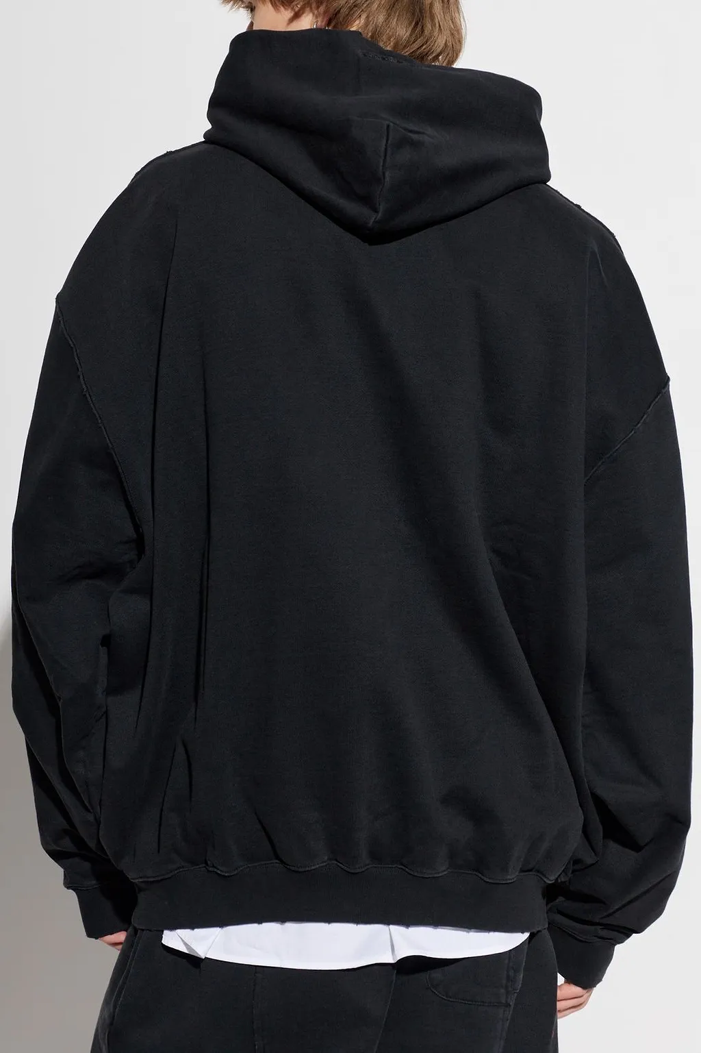 Vetements Zip-Up Drawstring Hoodie