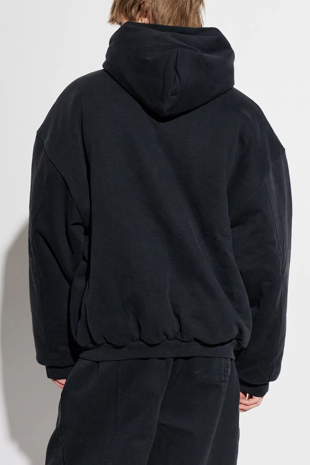 Vetements Zip-Up Drawstring Hoodie
