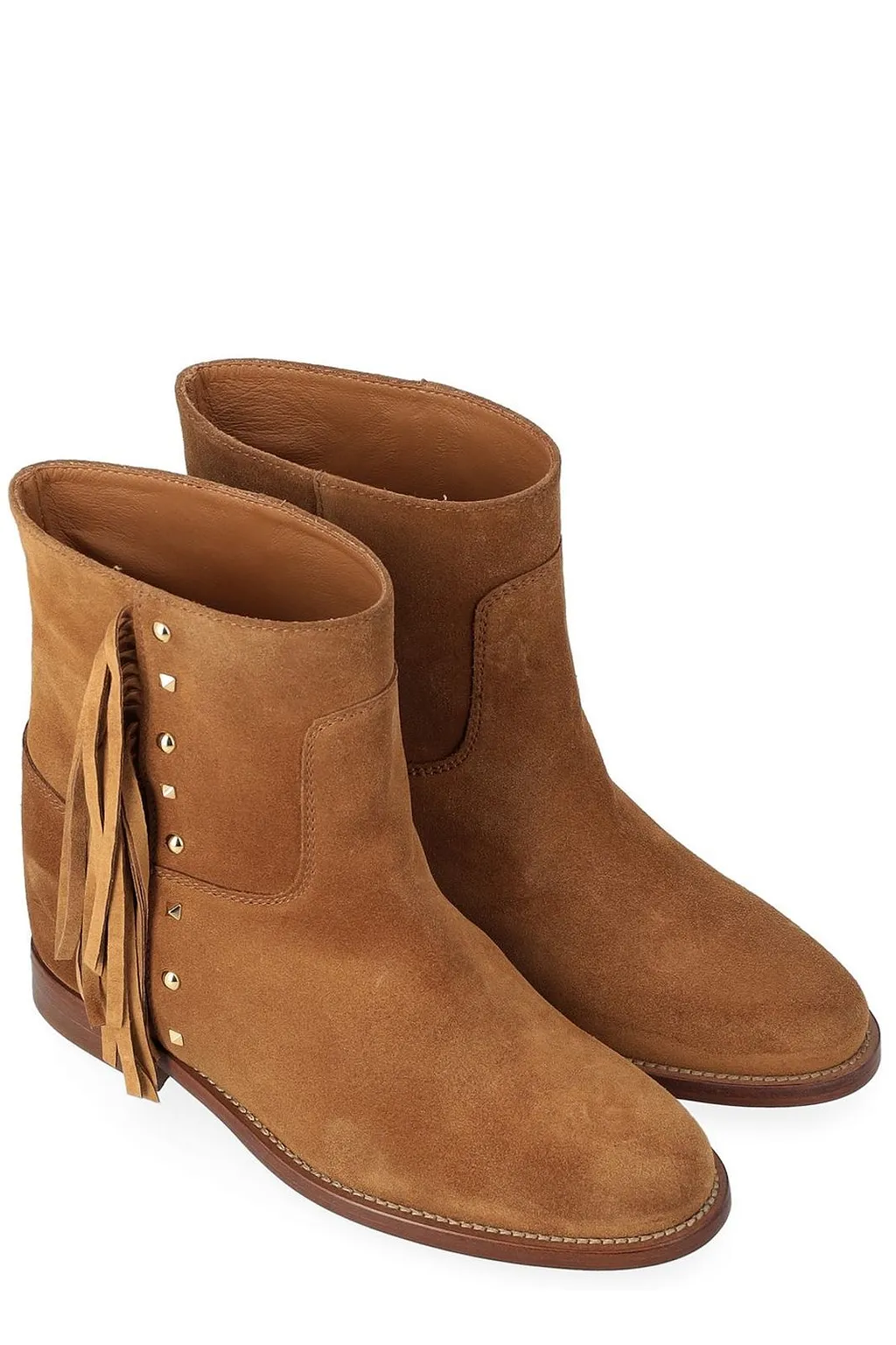 Via Roma 15 Fringed Slip-On Boots