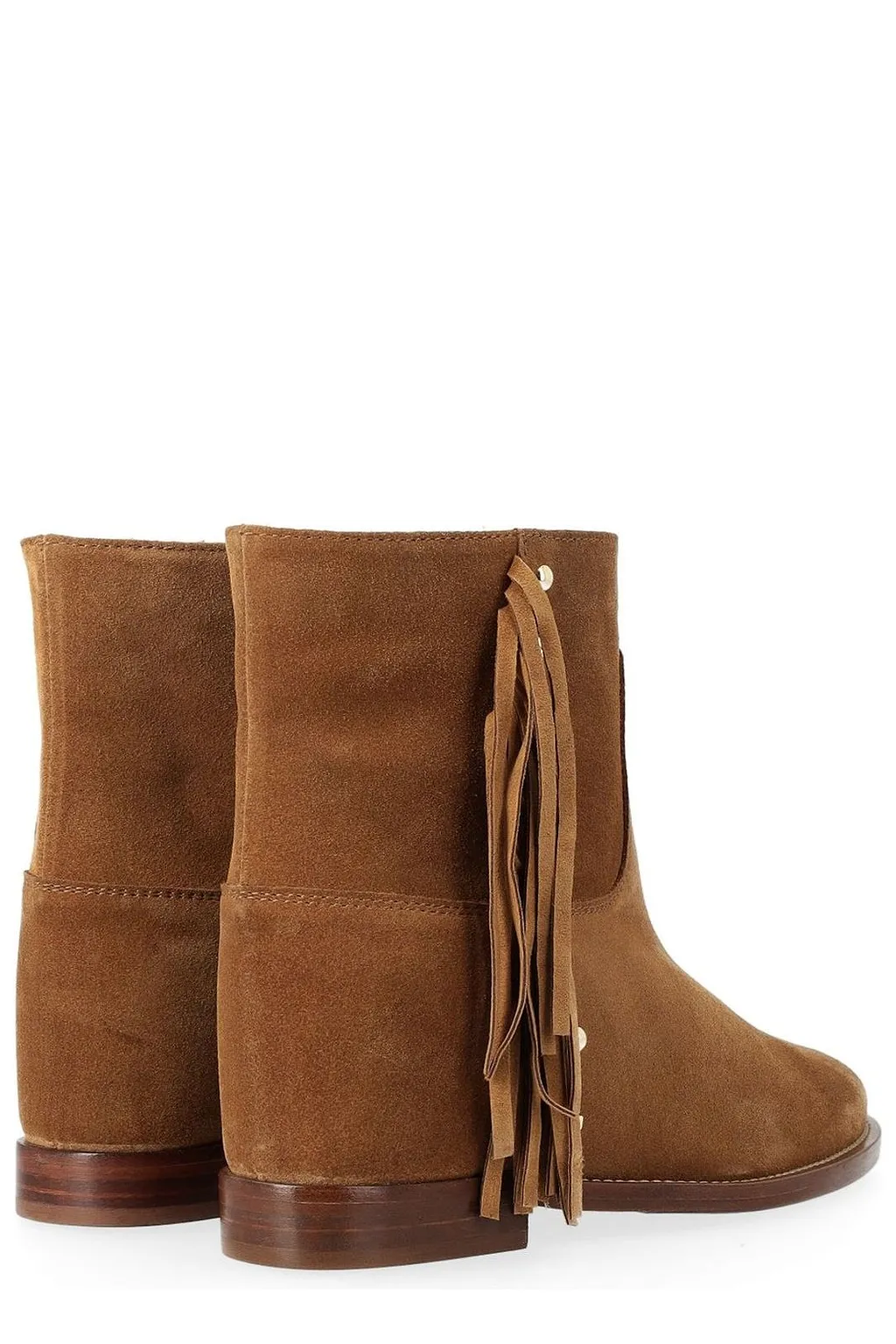 Via Roma 15 Fringed Slip-On Boots