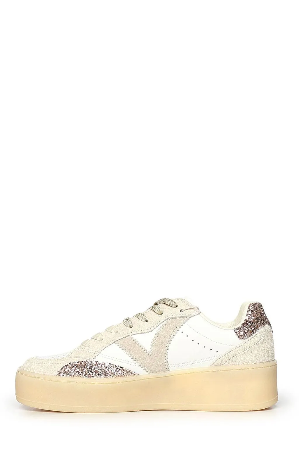 Victoria Glitter Panel Low-Top Sneakers
