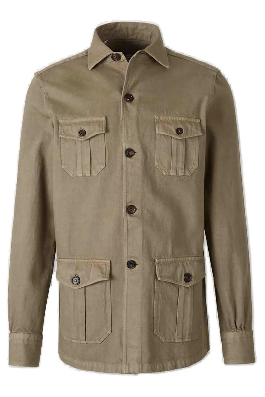 Vincenzo Di Ruggiero Pocket Detailed Filed Jacket