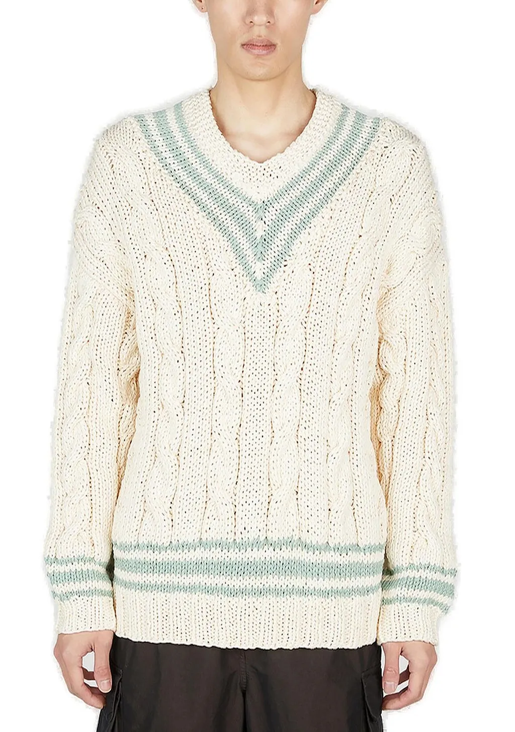Visvim Cable-Knit V-Neck Jumper