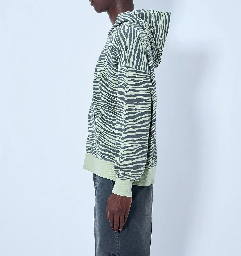 Visvim Jumbo Zebra Zipped Hoodie
