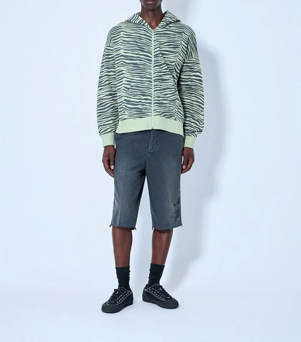 Visvim Jumbo Zebra Zipped Hoodie
