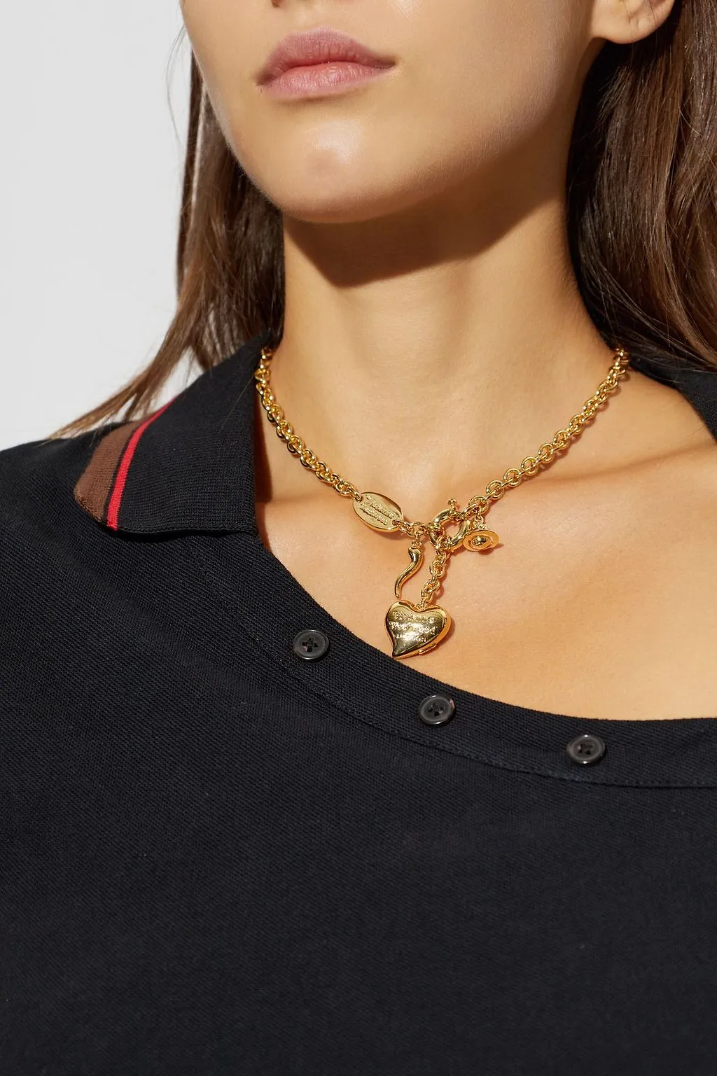 Vivienne Westwood Heart Charm Necklace