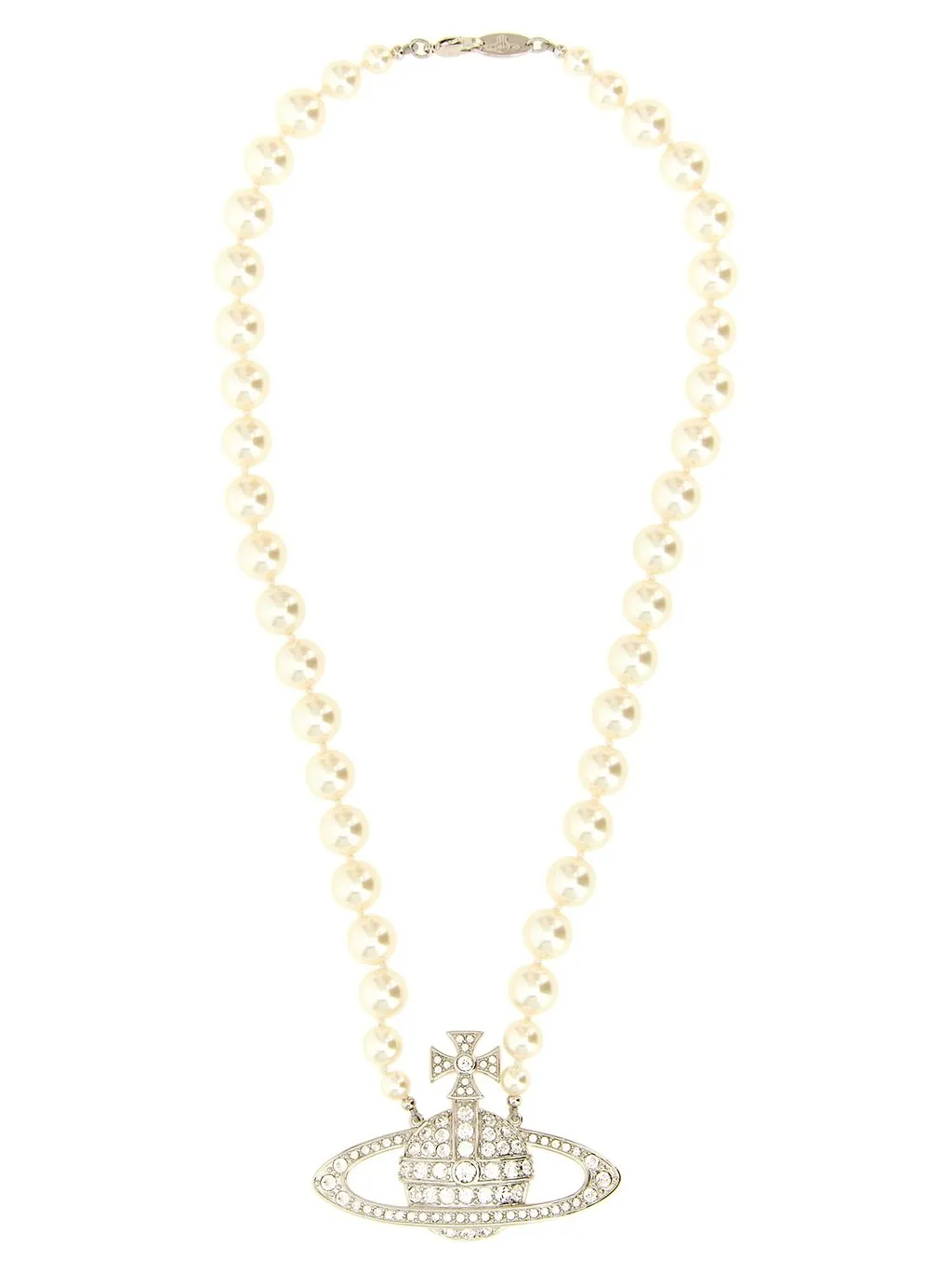 Vivienne Westwood Man Bas Relief Pearl Necklace