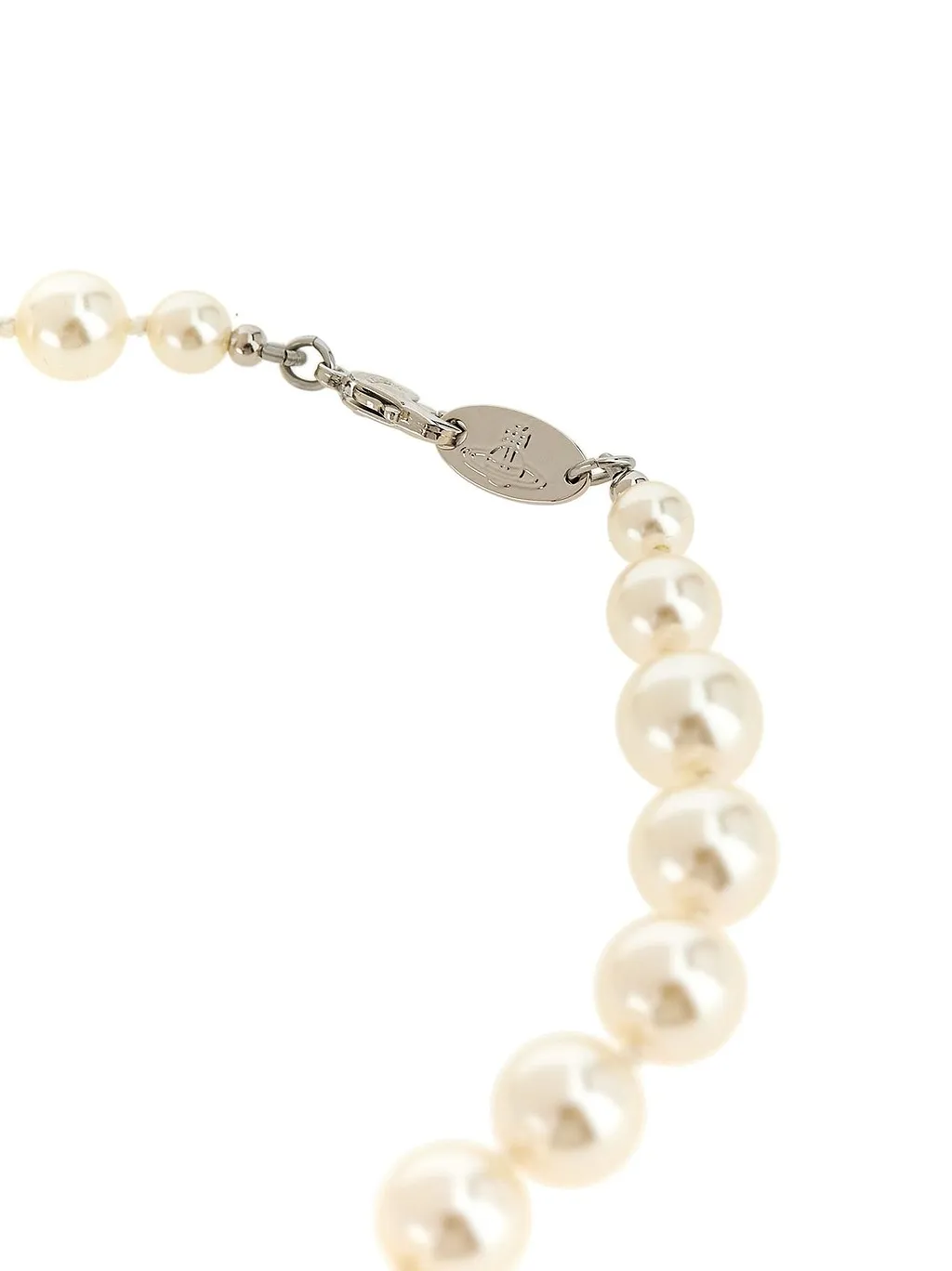 Vivienne Westwood Man Bas Relief Pearl Necklace
