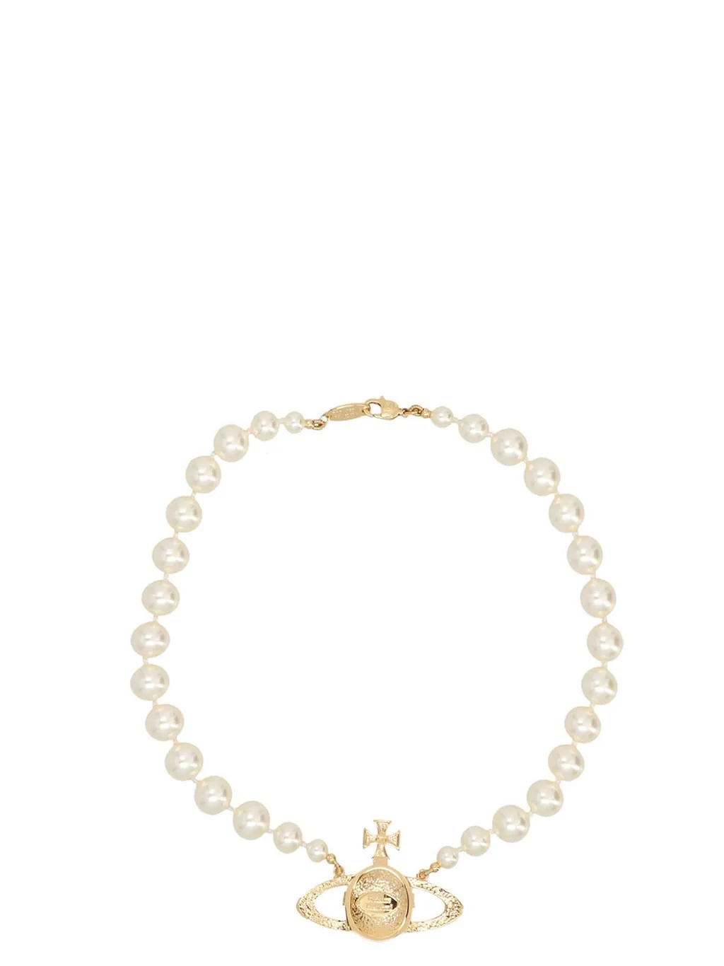 Vivienne Westwood Orb Charm Embellished Necklace