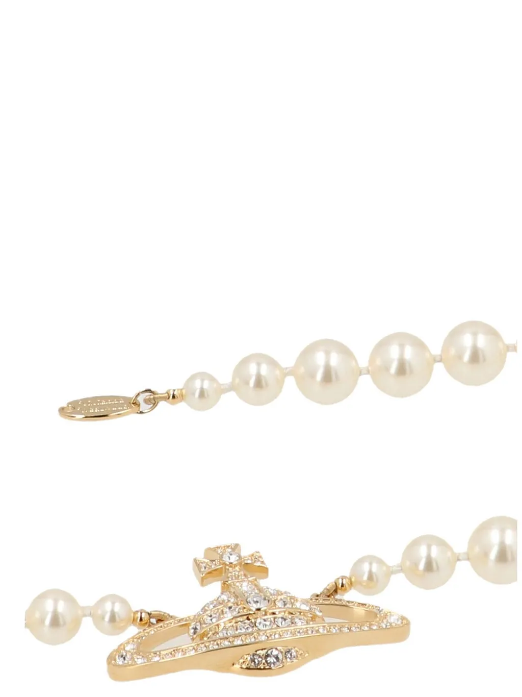 Vivienne Westwood Orb Charm Embellished Necklace