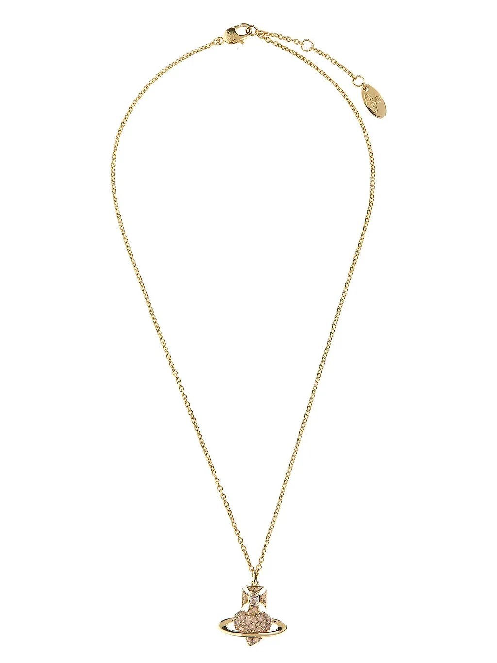 Vivienne Westwood Orb Embellished Chain Necklace