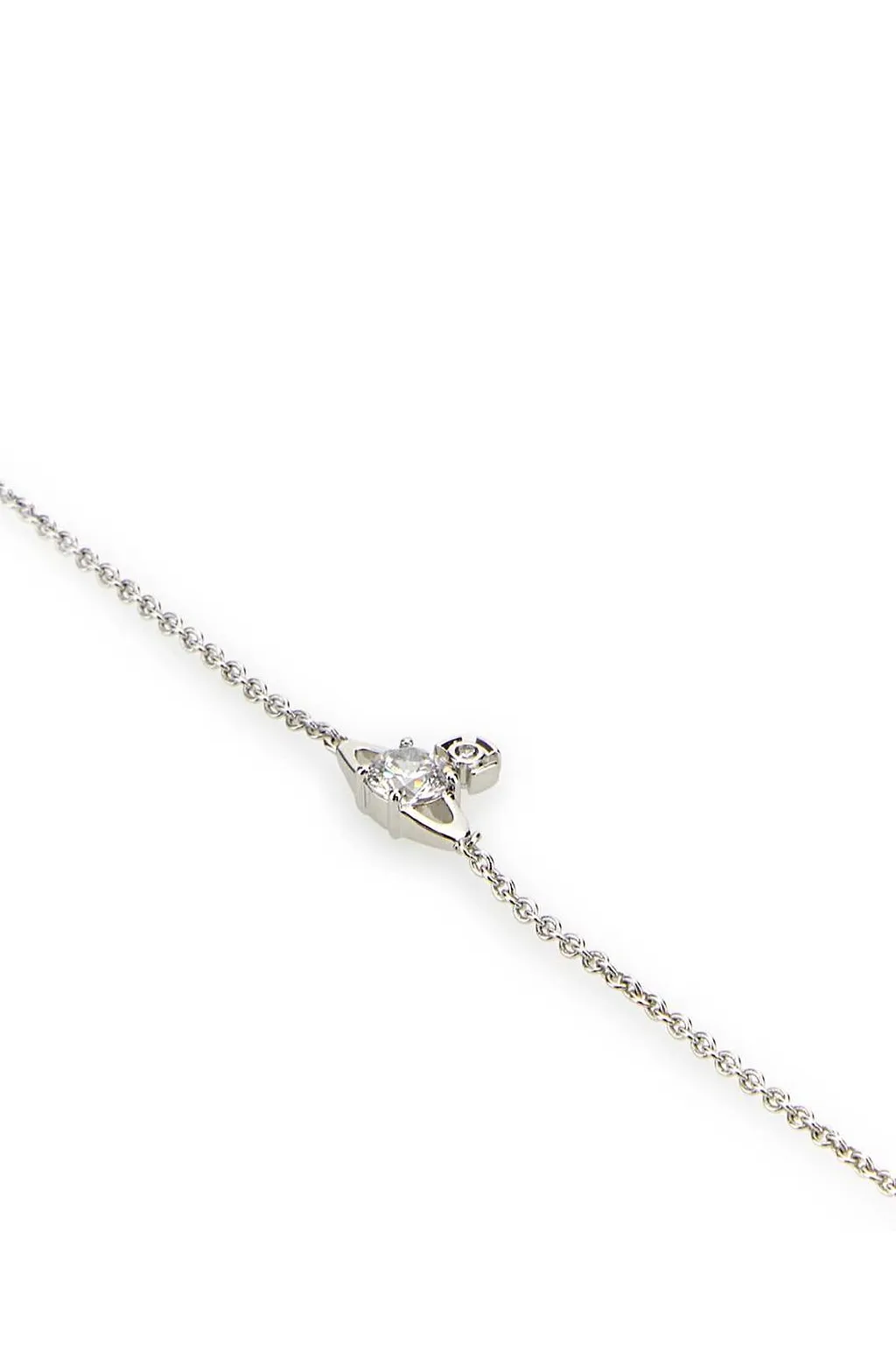Vivienne Westwood Orb Pendant Embellished Chain Bracelet