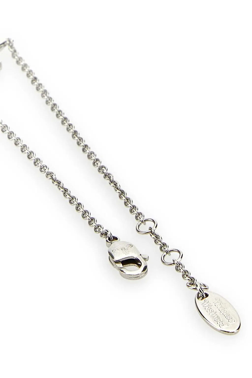Vivienne Westwood Orb Pendant Embellished Chain Bracelet