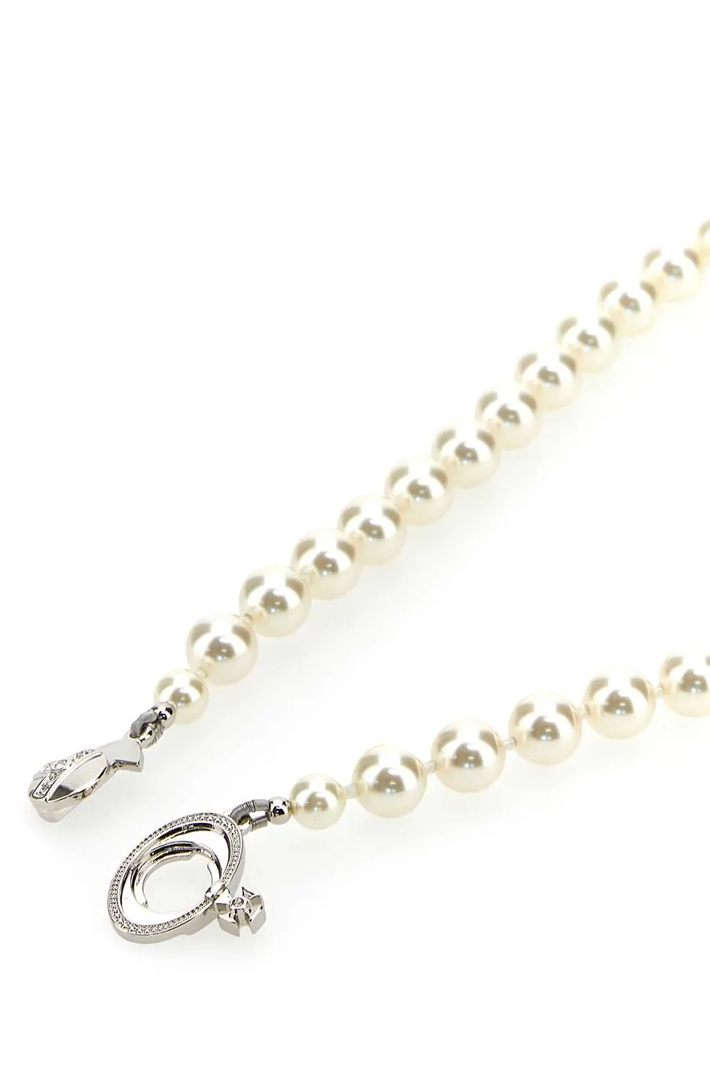Vivienne Westwood One Row Embellished Drop Choker