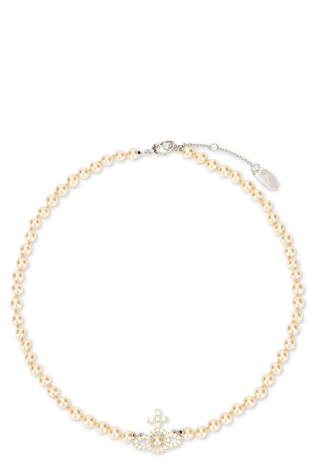 Vivienne Westwood Orb Pendant Embellished Necklace