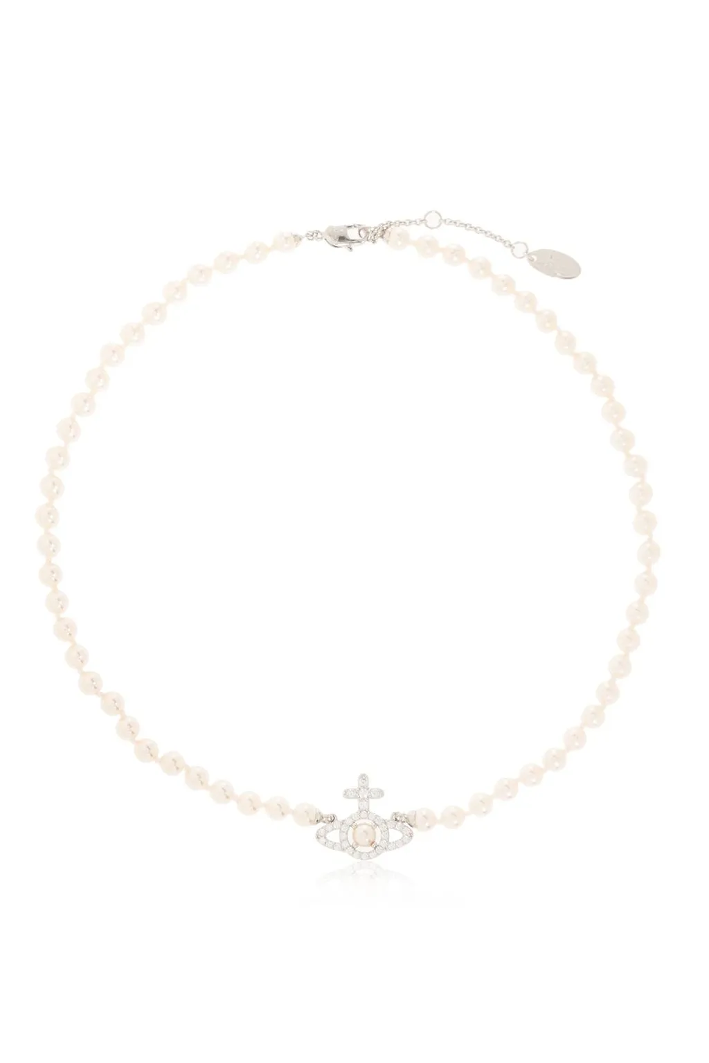 Vivienne Westwood Orb Pendant Embellished Necklace
