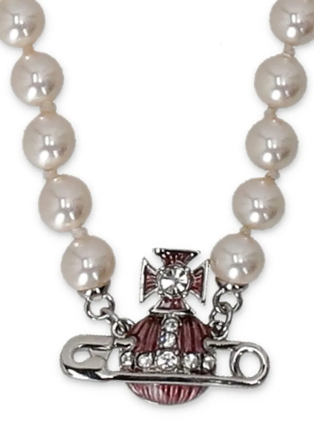 Vivienne Westwood Orb Pendant Embellished Necklace