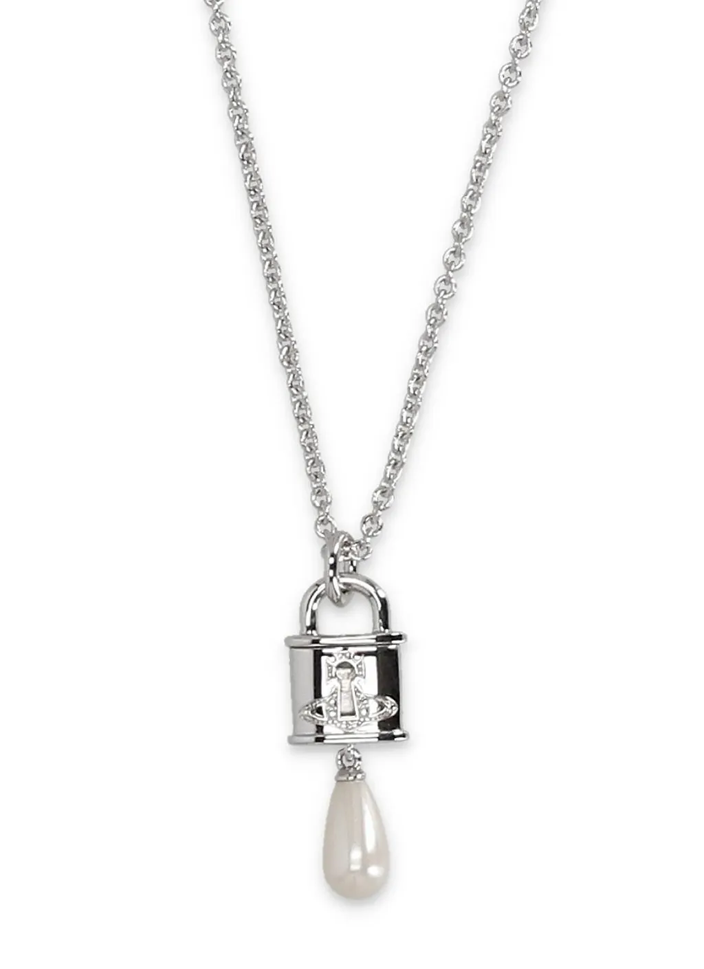 Vivienne Westwood Padlock Embellished Necklace