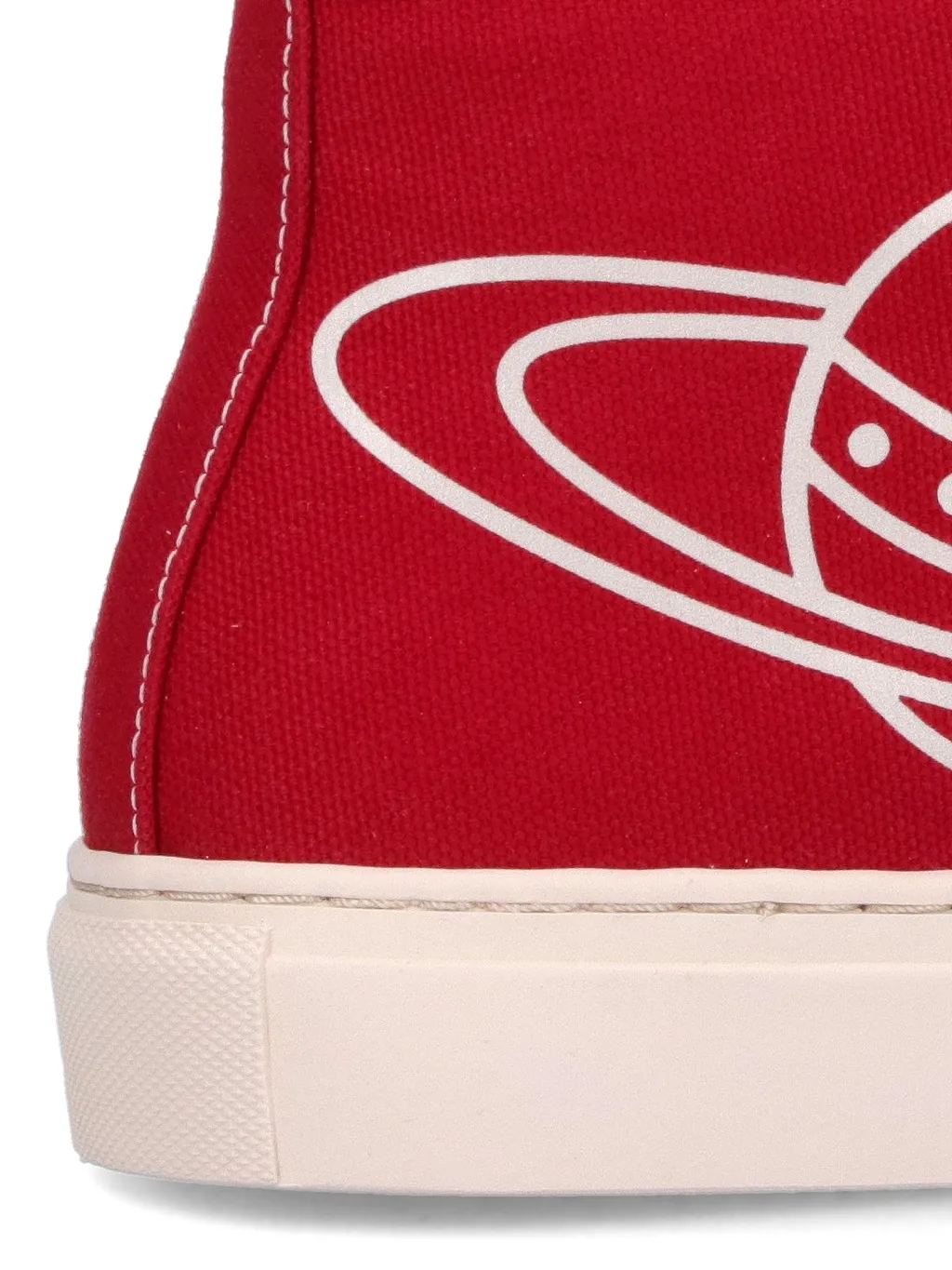 Vivienne Westwood Plimsoll Orb Printed High-Top Sneakers