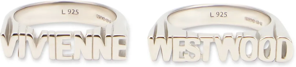 Vivienne Westwood Set Of Two Rings