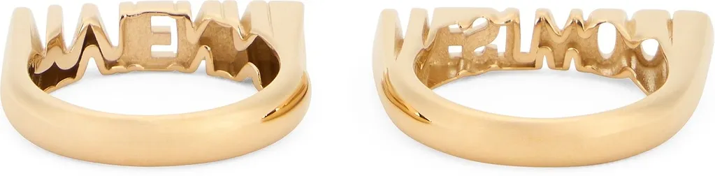 Vivienne Westwood Set Of Two Rings