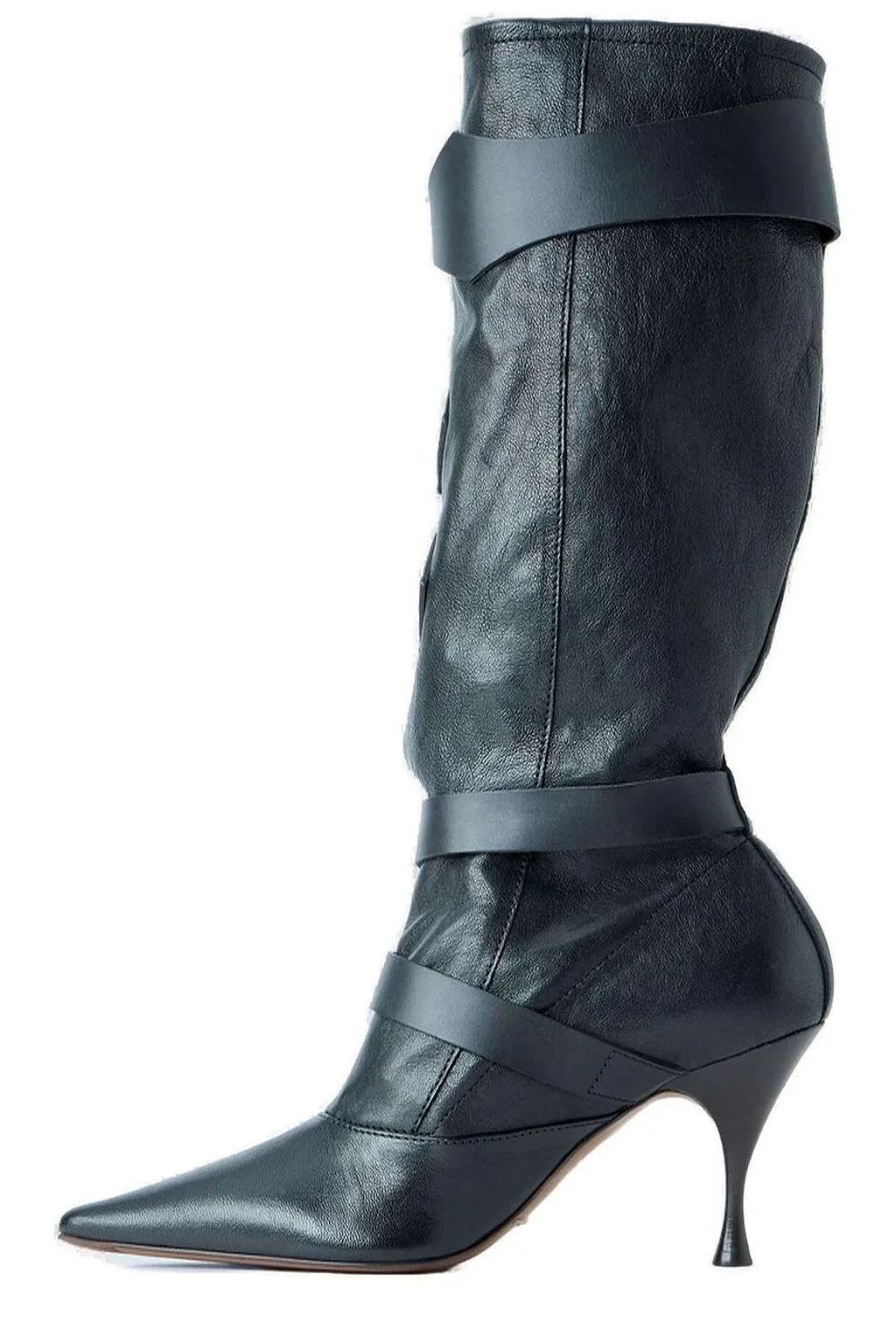 Vivienne Westwood Treasure Buckled Stiletto Boots