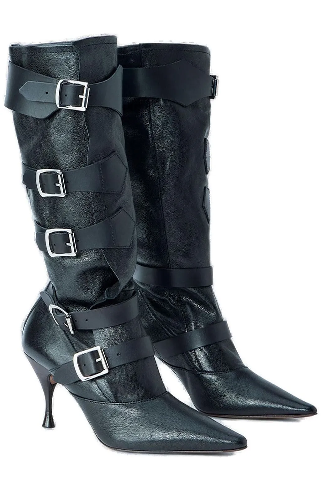 Vivienne Westwood Treasure Buckled Stiletto Boots