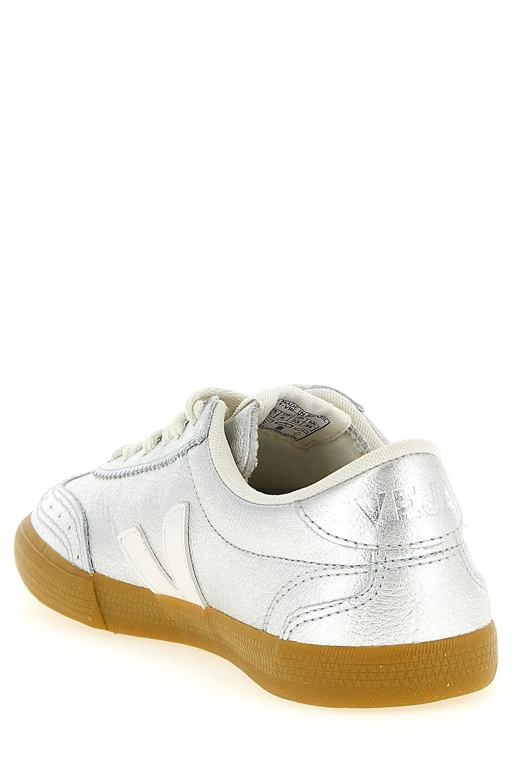 Veja Volley Logo Patch Lace-Up Sneakers
