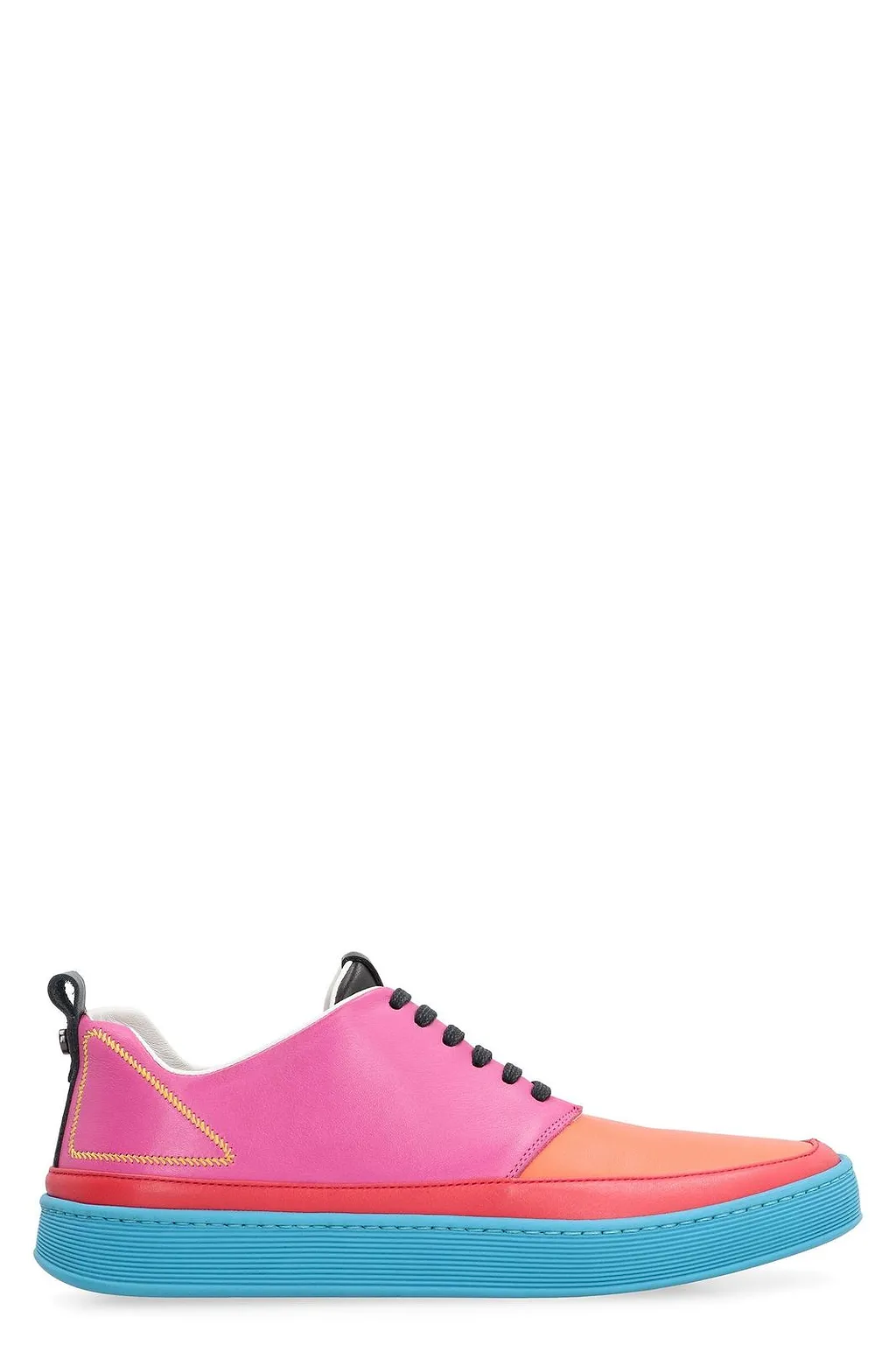 Volta Contrast Panel Low-Top Sneakers