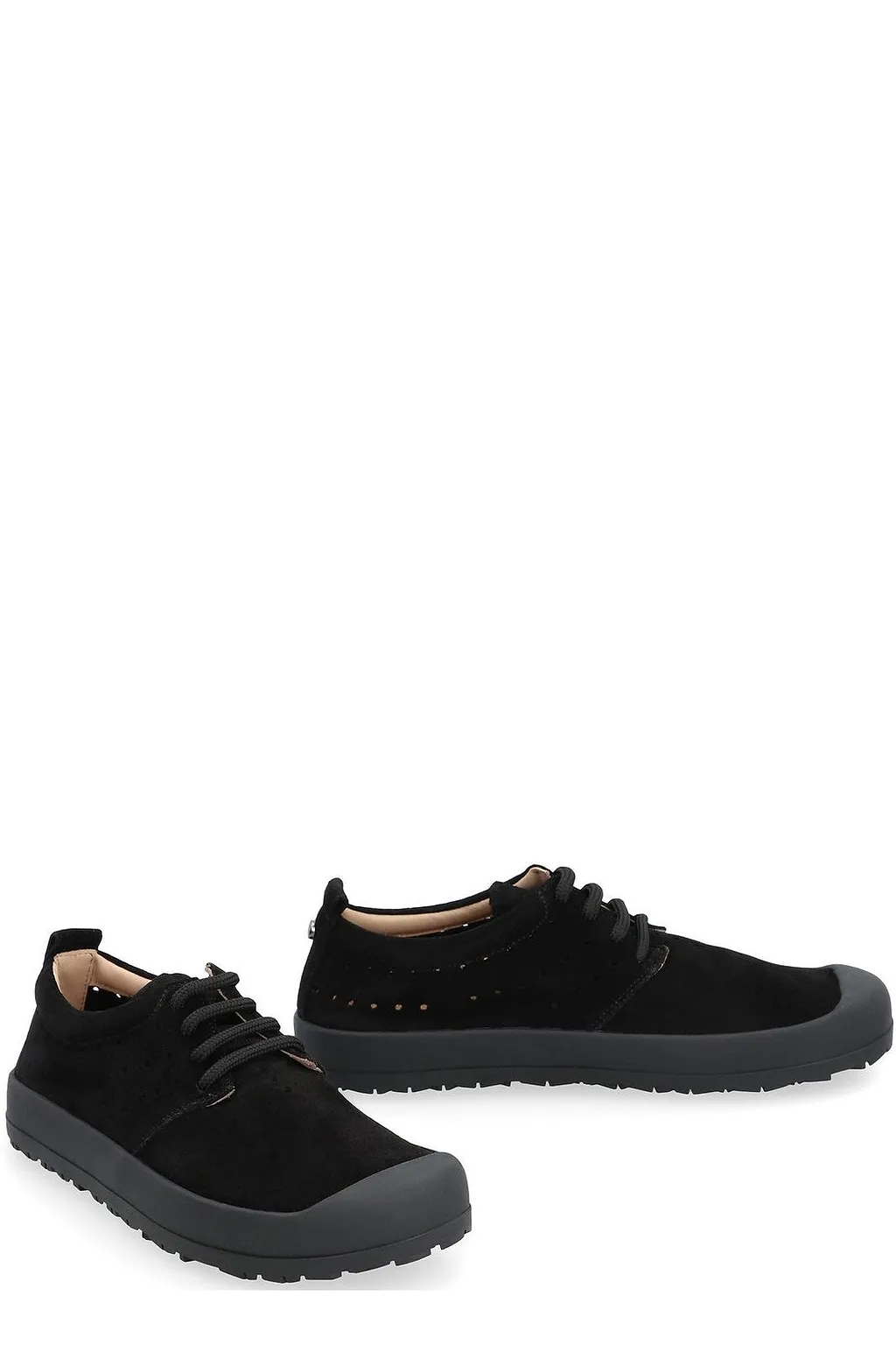 Volta Naked Round Toe Lace-Up Sneakers