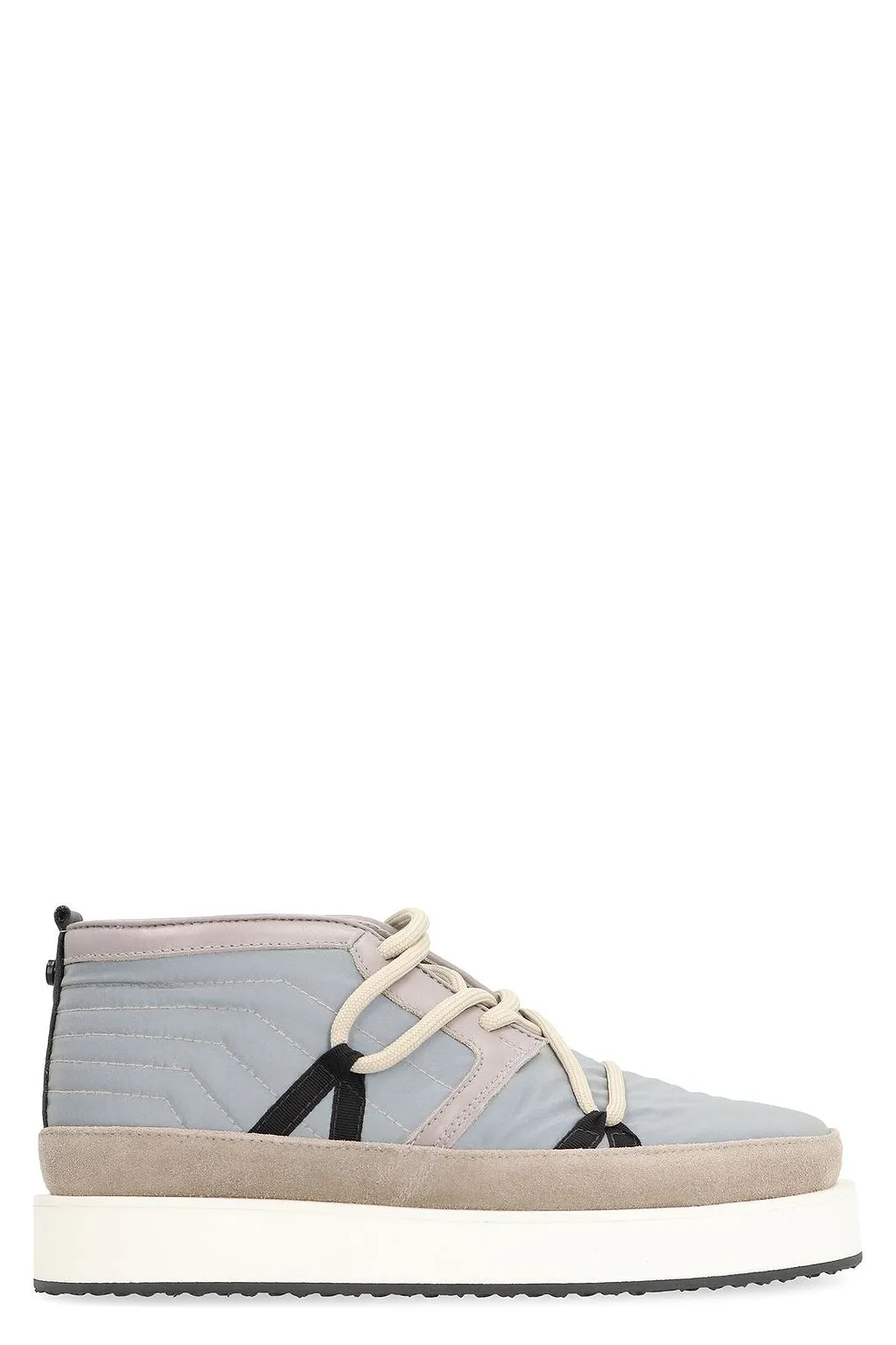 Volta Quilted Lace-Up High-Top Sneakers